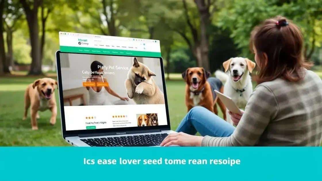Implications for online pet services