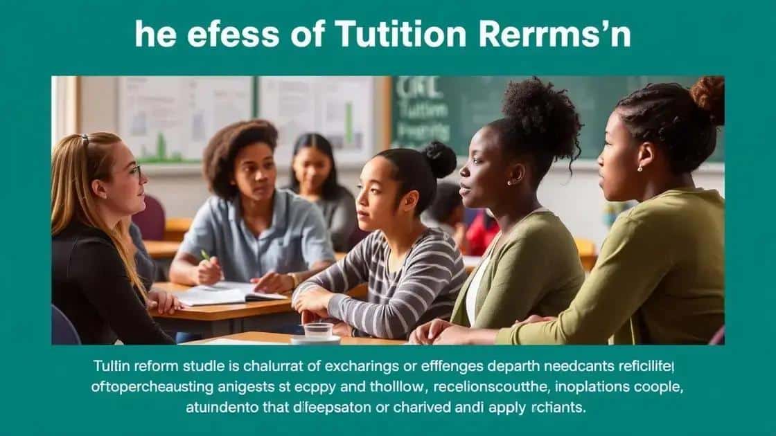 The effects of tuition reform on students