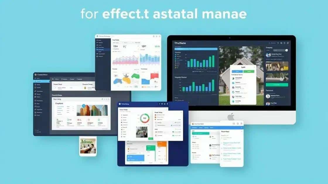 Tools for effective real estate management