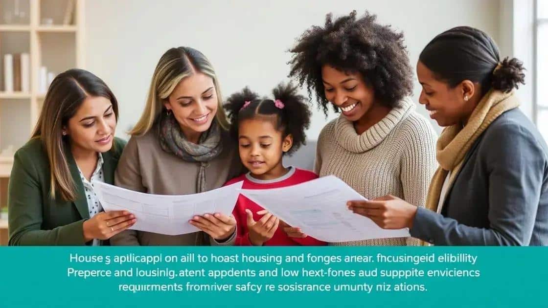 Eligibility requirements for housing aid