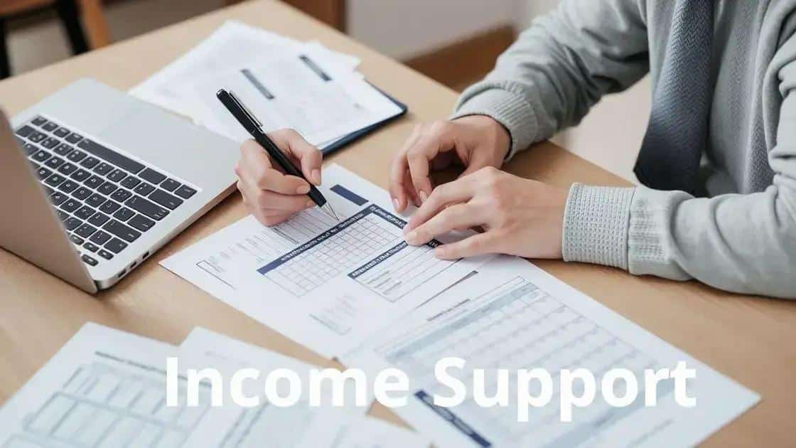 How to apply for income support