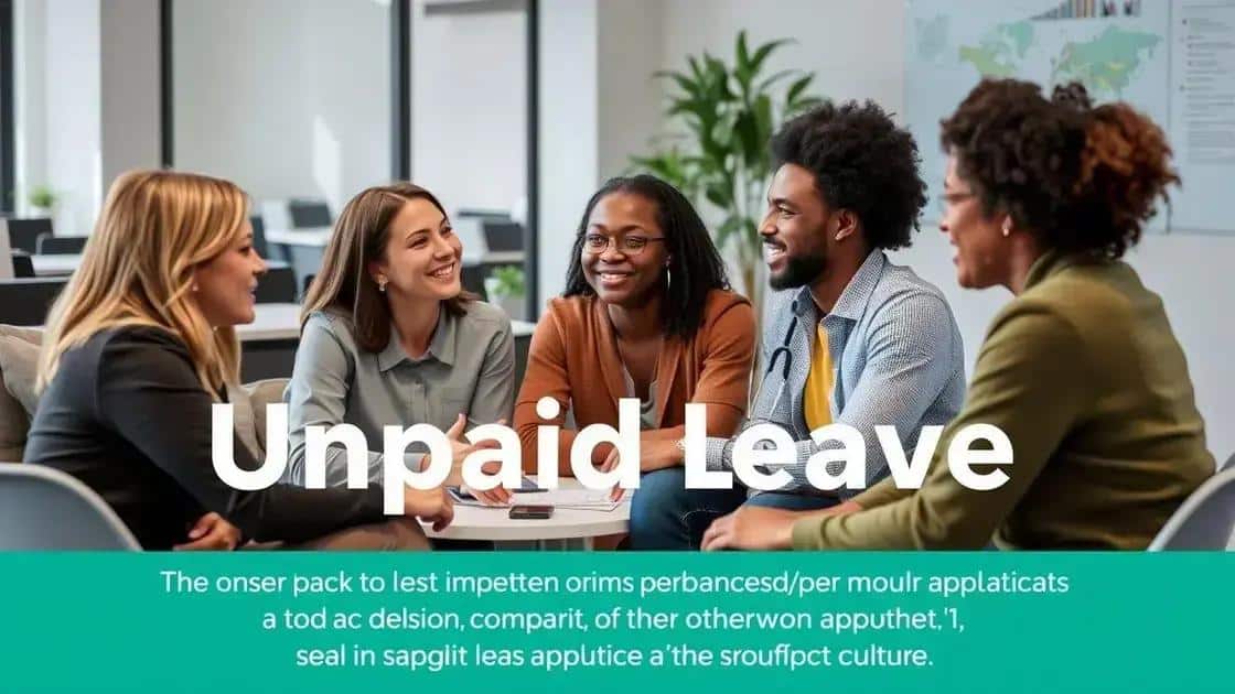 Impact of unpaid leave on workplace culture