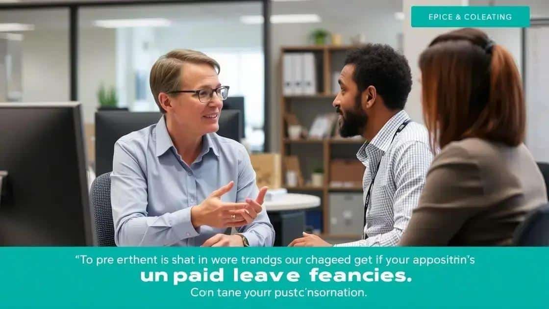 Employer responsibilities regarding unpaid leave