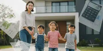 Family smiling, symbolizing financial stability from 2025 Child Tax Credit