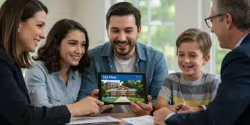 Strategic 529 Planning: Maximize Education Savings 2025 Family planning college savings with financial advisor