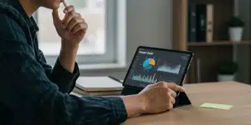 Person analyzing financial data for smart debt management in 2025