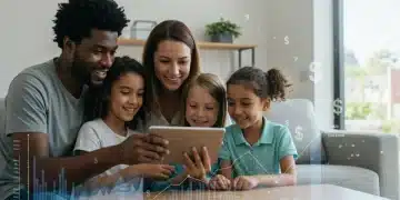 Family benefiting from 2026 Child Tax Credit financial aid