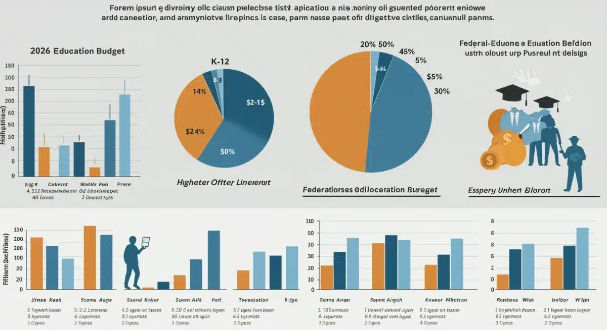Infographic showing 2026 federal education budget allocation