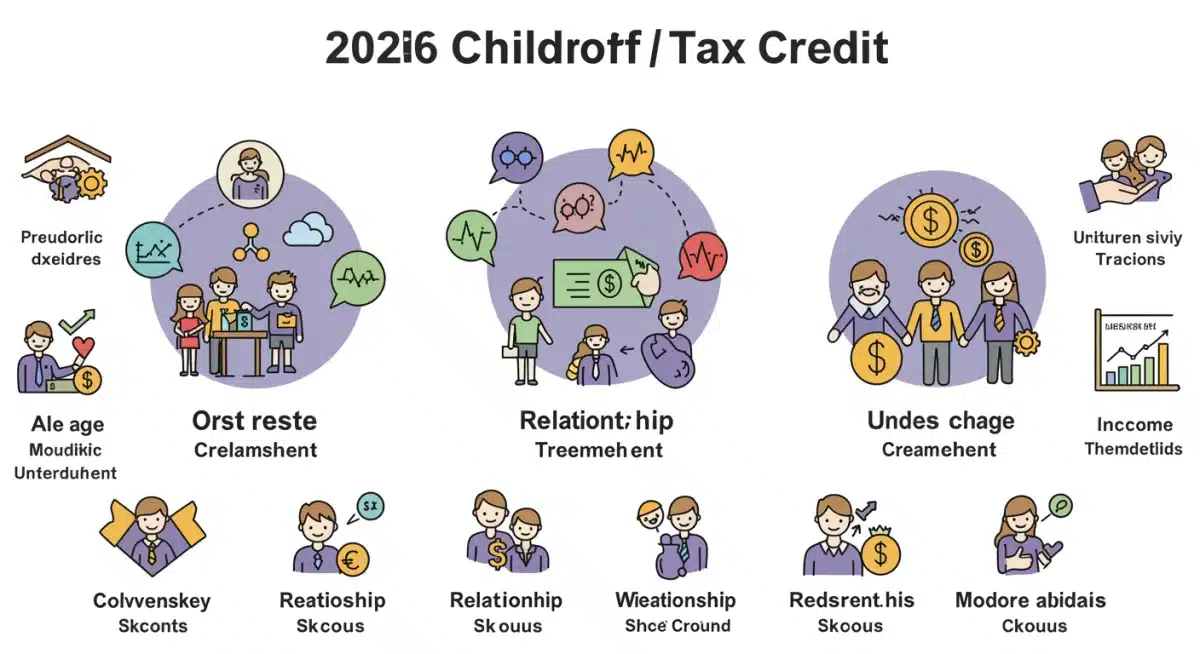 Infographic detailing 2026 Child Tax Credit eligibility requirements