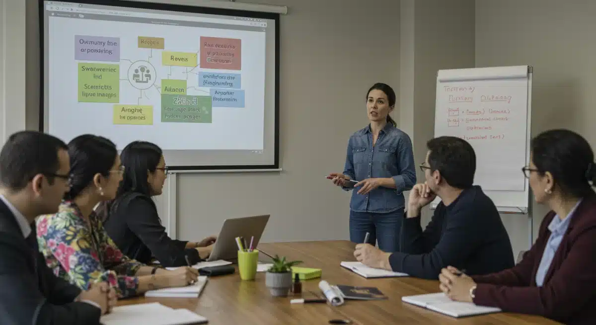 Community workshop on government assistance programs.