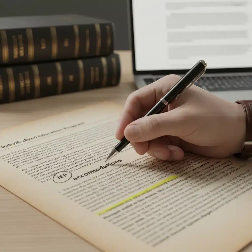 Highlighting key changes in special education law documents